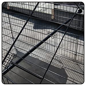 Chicken coop steel wire cage, outdoor indoor metal pet fence