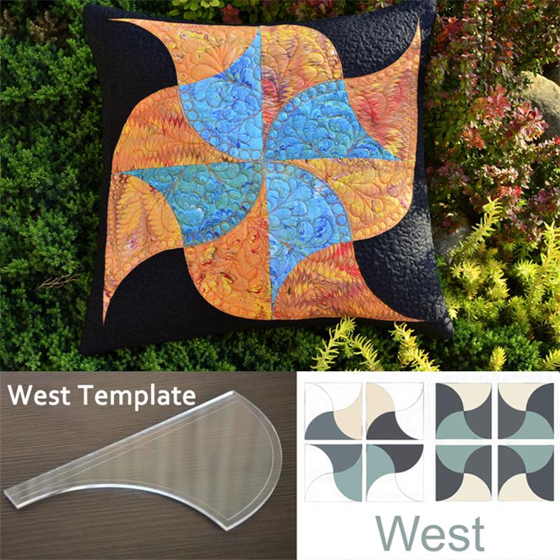 West(Clamshell) Patchwork Template