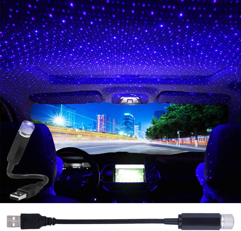 USB Star Projector Night Light, LEDCARE Car Roof Lights