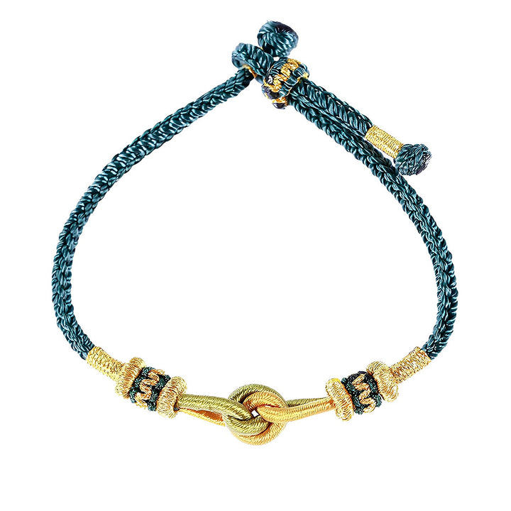 For Granddaughter - Grandmother & Granddaughter Links That Never Untie Double Knot Bracelet