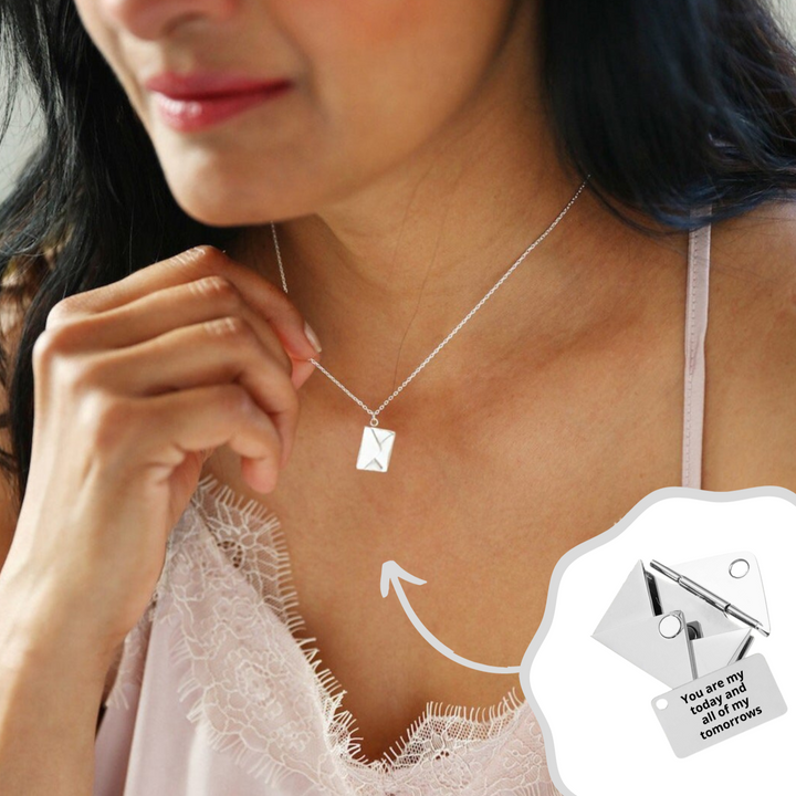 Engraved Little Message Necklace