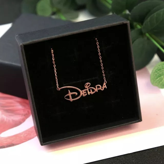 Personalized Princess Style Name Necklace