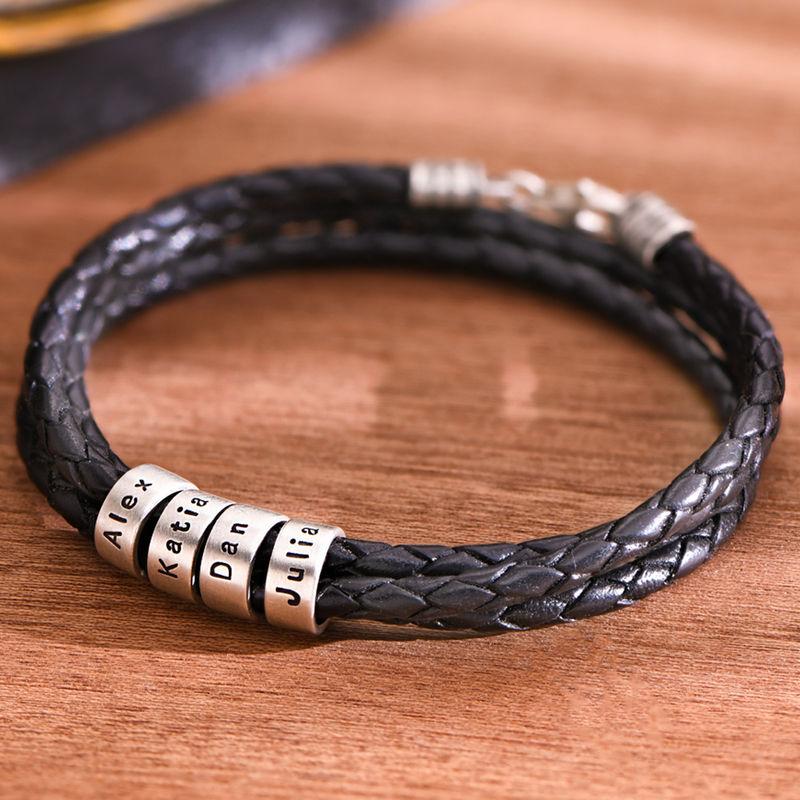 Father's Day Gift Personalized Name Braided Bracelet