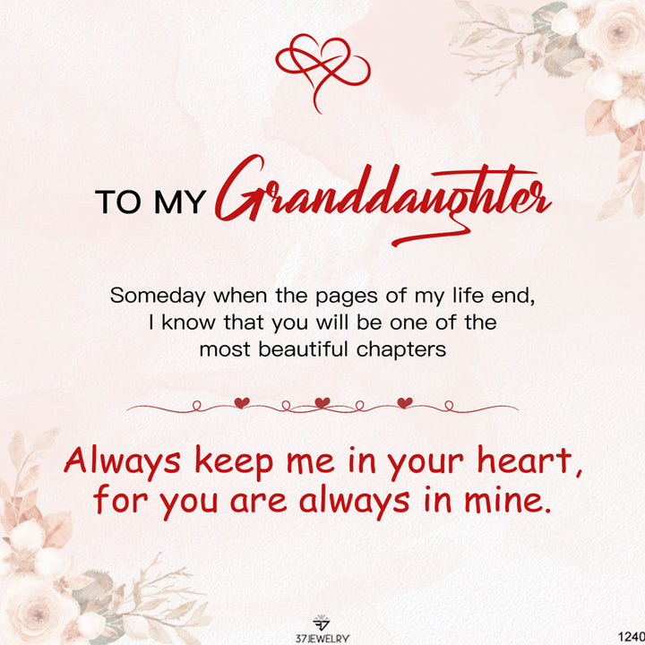 For Granddaughter - For You Are Always In Mine Beads Bracelet 