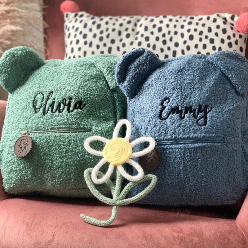 Personalized Embroidered Teddy Bear Backpack