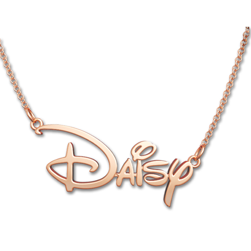 Personalized Princess Style Name Necklace