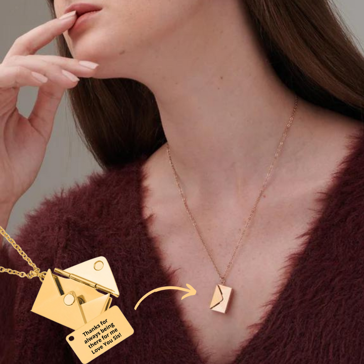 Engraved Little Message Necklace