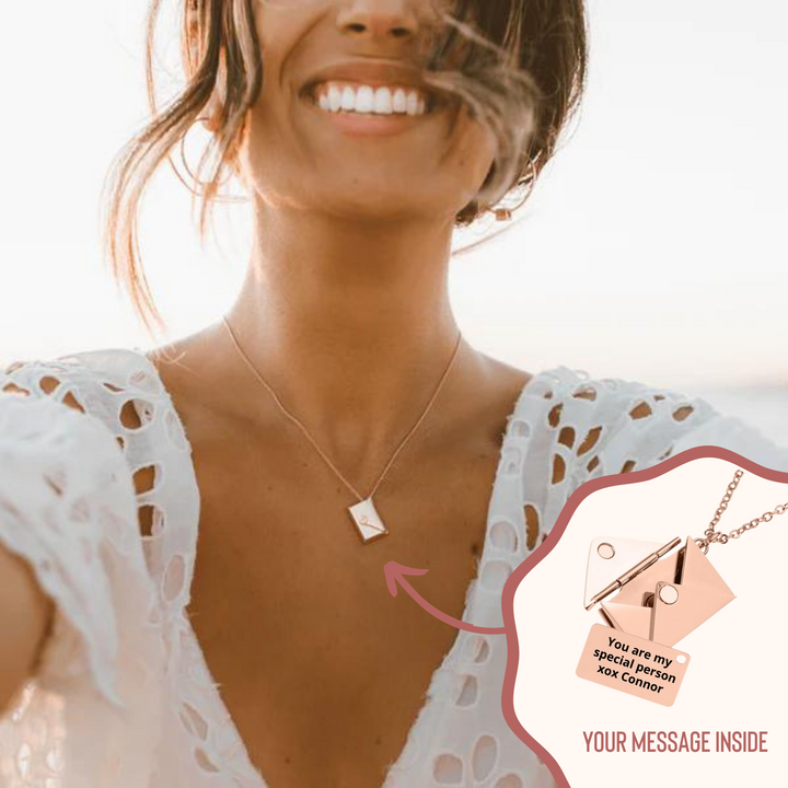 Engraved Little Message Necklace