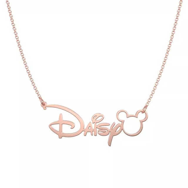 Classic Cartoon Princess Style Name Necklace