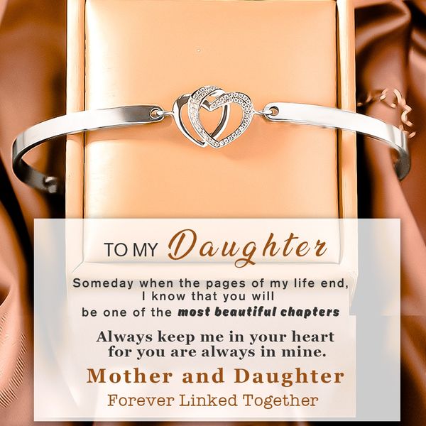  For Daughter - Forever Linked Forever Loved Infinity Bracelet