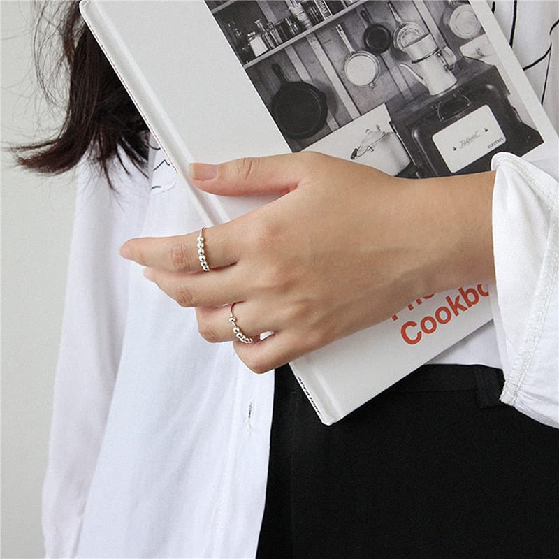 10 Bead Anxiety Ring - Prevent Nail Biting
