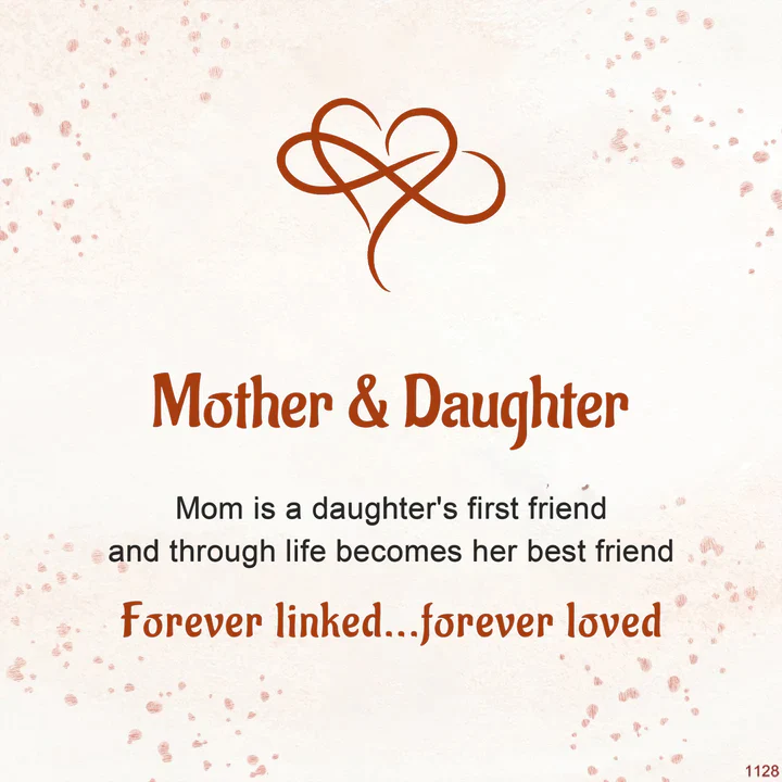  For Daughter - Forever Linked Forever Loved Infinity Bracelet