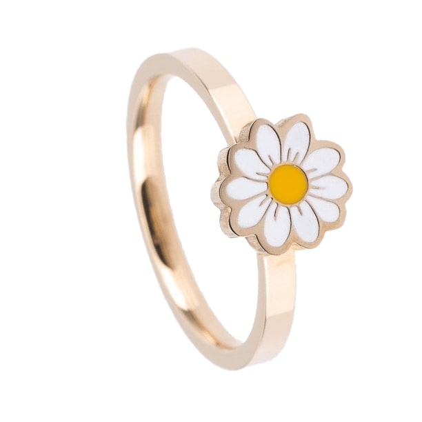 Daisy Anxiety Fidget Adjustable Ring