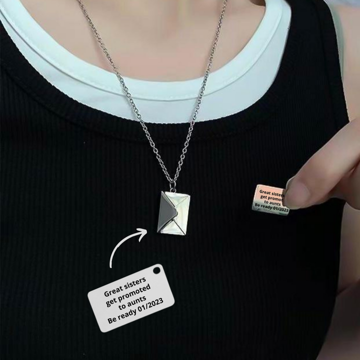 Engraved Little Message Necklace