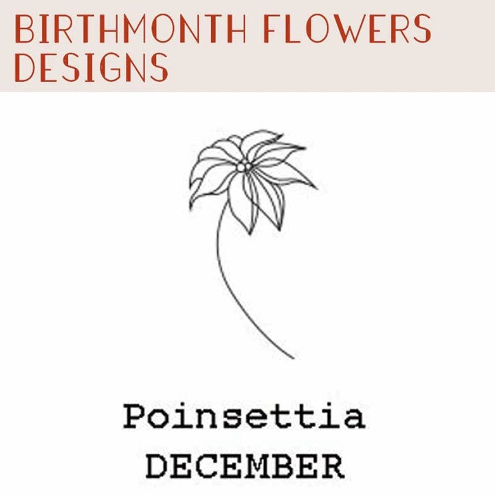 Dainty Name Necklace With Birth Flower