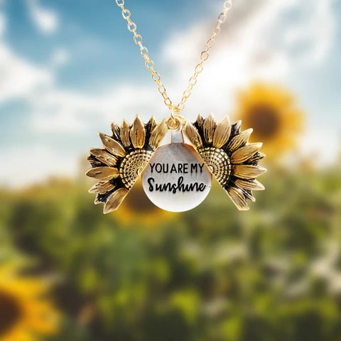 Sunflower Necklace