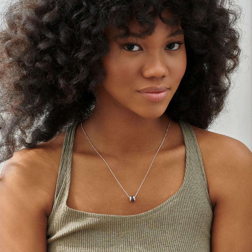 Mother's Day Gift Custom Engraved Beads Necklace