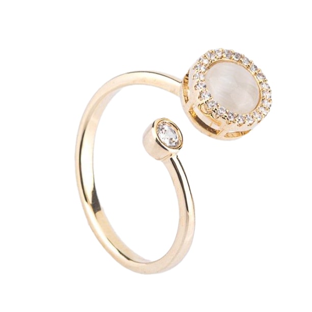Cat Eye Spinning Adjustable Ring