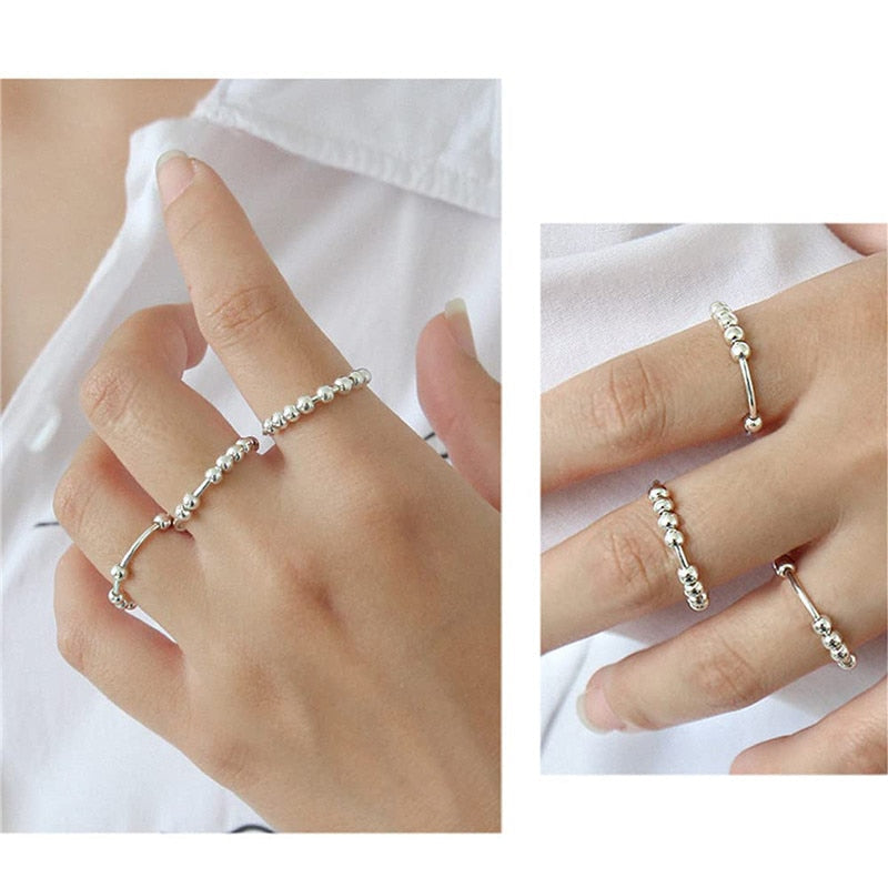 10 Bead Anxiety Ring - Prevent Nail Biting