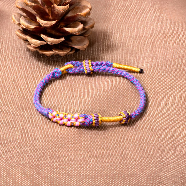 For Granddaughter - Grandmother and Granddaughter A Linked Peach Bracelet That Will Never Unravel