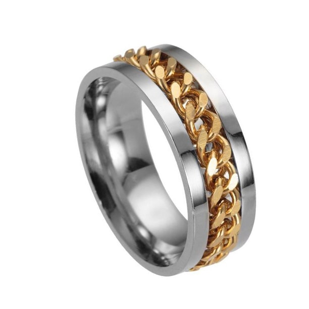 Spinning Bottle Opener Ring - Stainless Steel