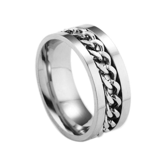 Spinning Bottle Opener Ring Stainless Steel