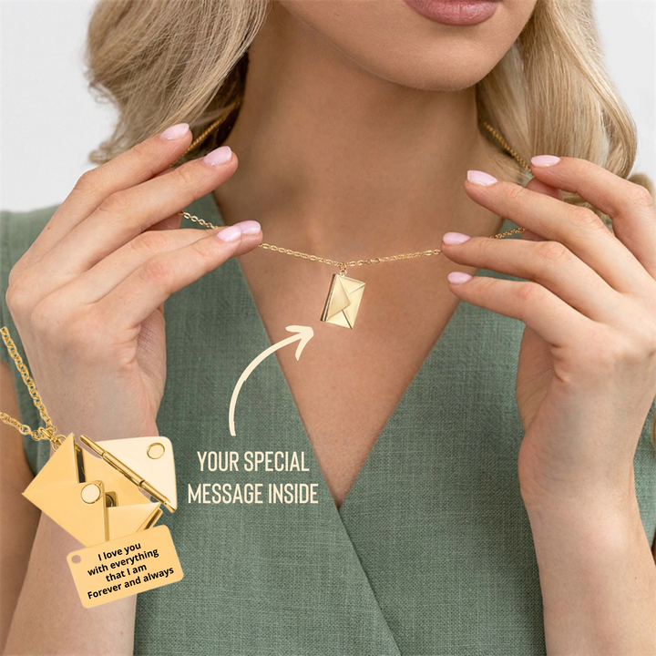 Engraved Little Message Necklace