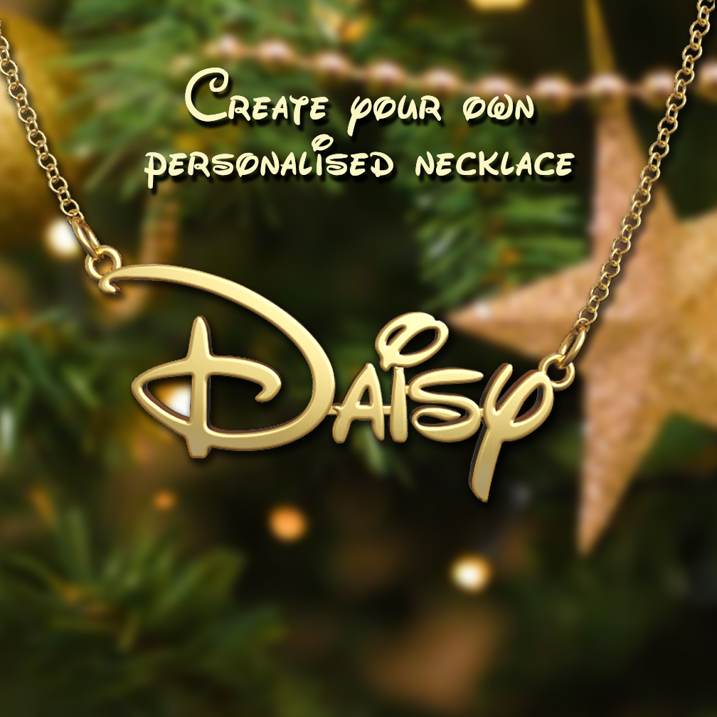 Personalized Princess Style Name Necklace