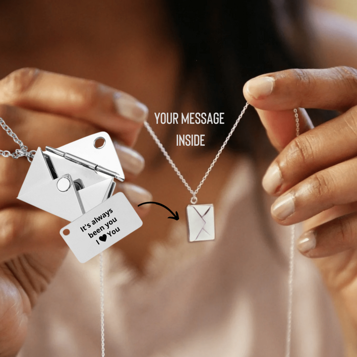 Engraved Little Message Necklace