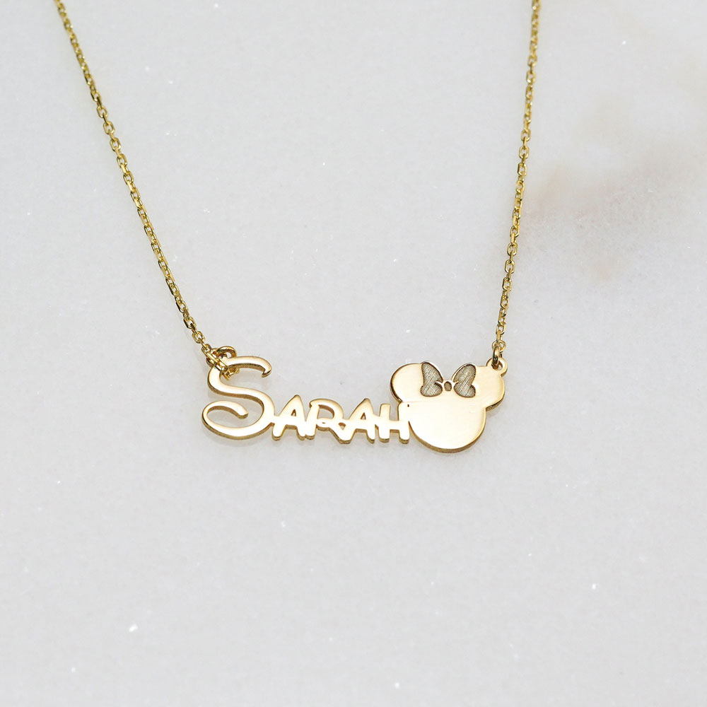 Personalized Classic Girl Princess Style Name Necklace