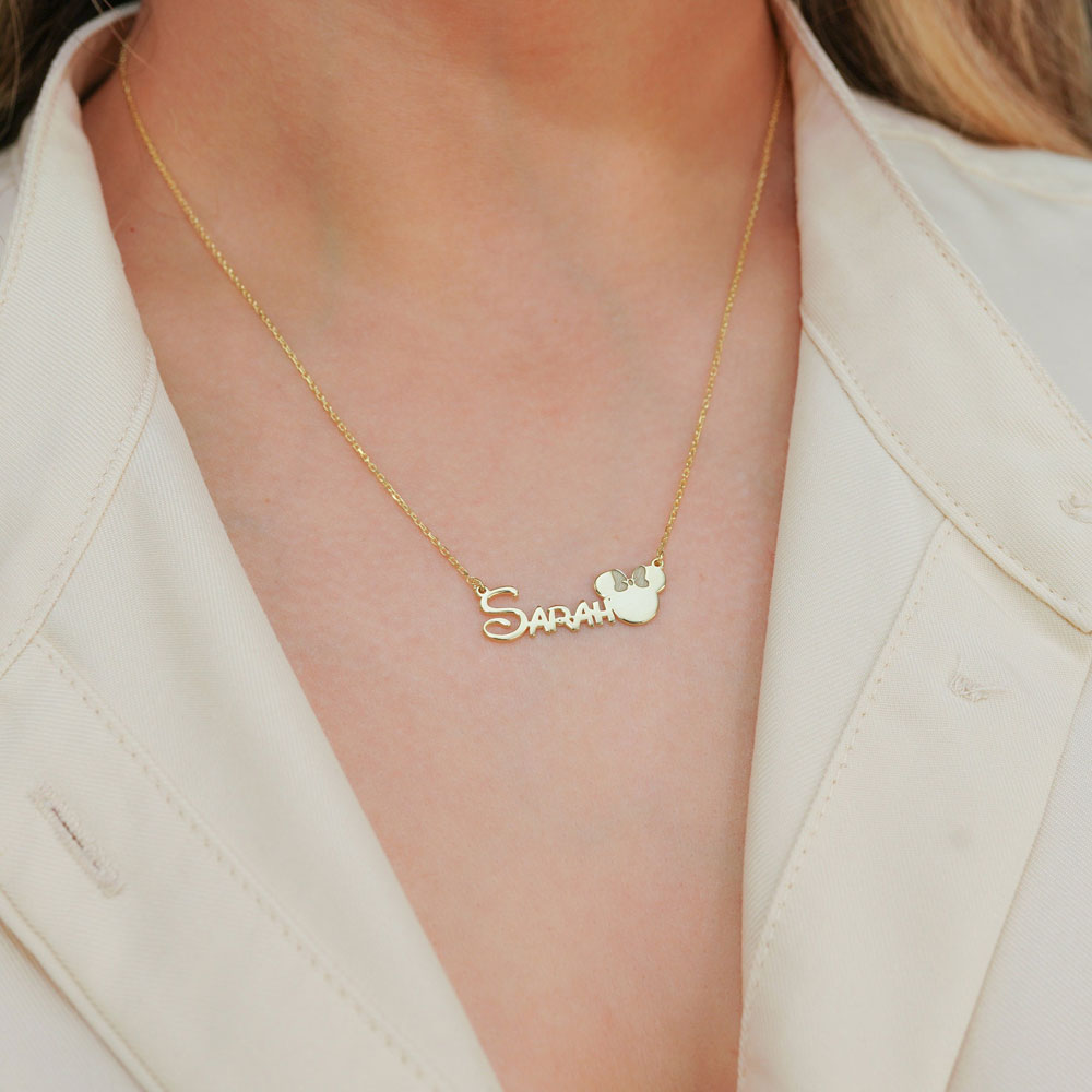 Personalized Classic Girl Princess Style Name Necklace