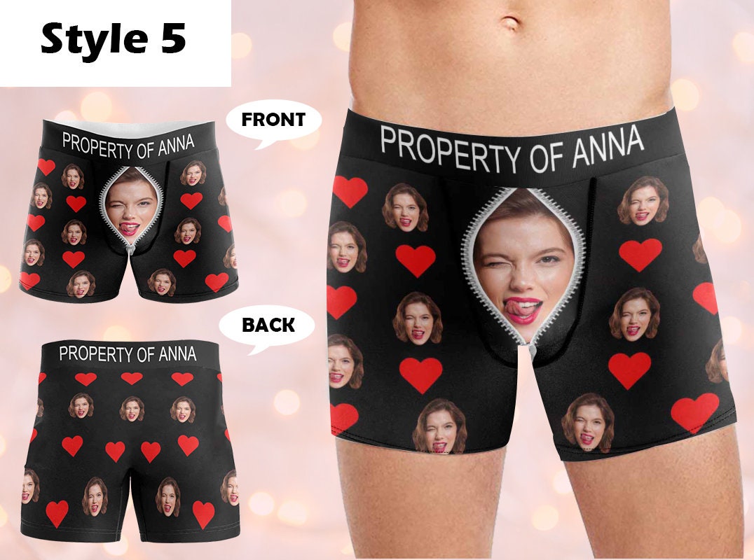 Personalized Photo Boxers for Dad/Boyfriend/Husband