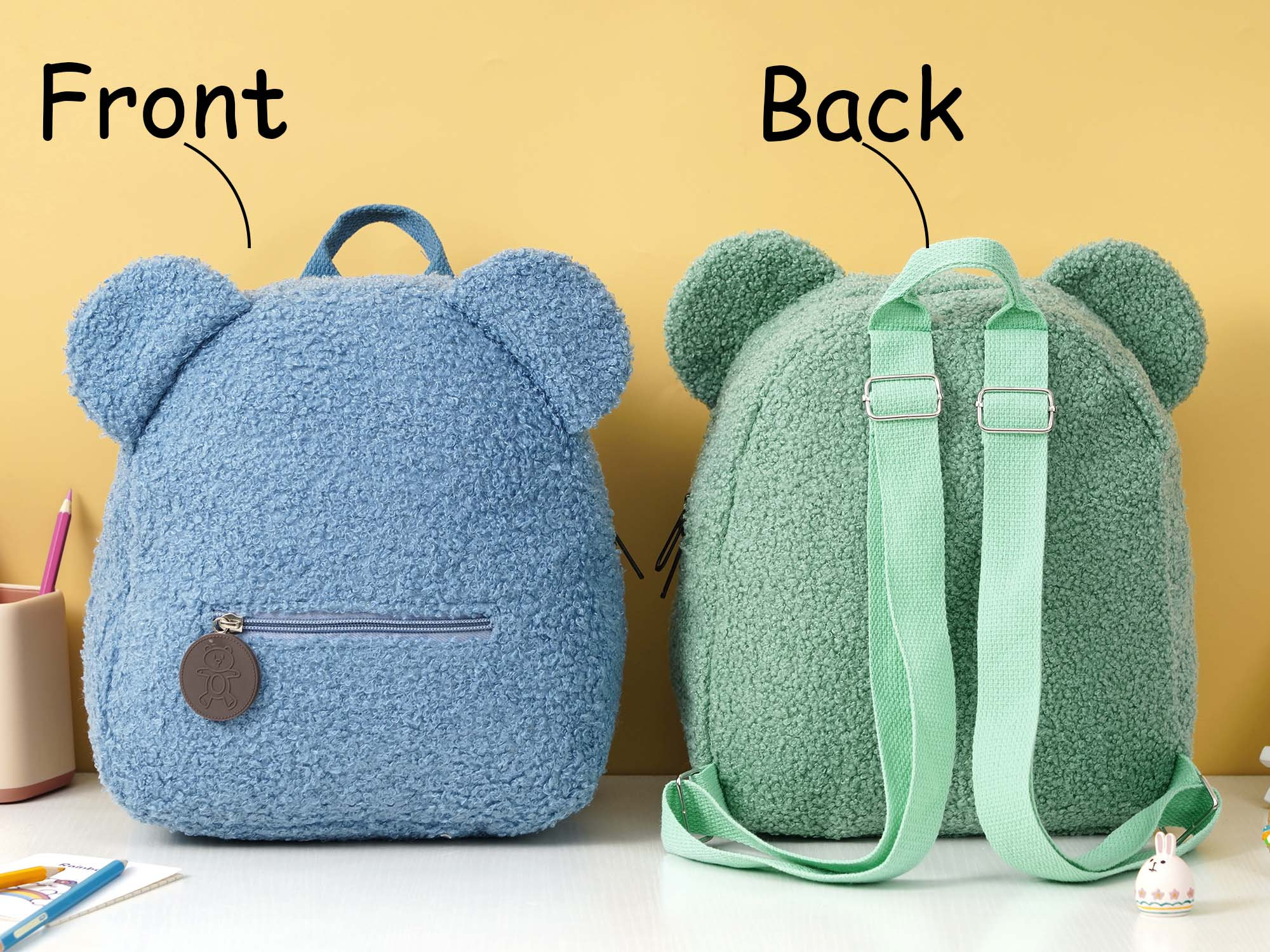 Personalized Embroidered Teddy Bear Backpack
