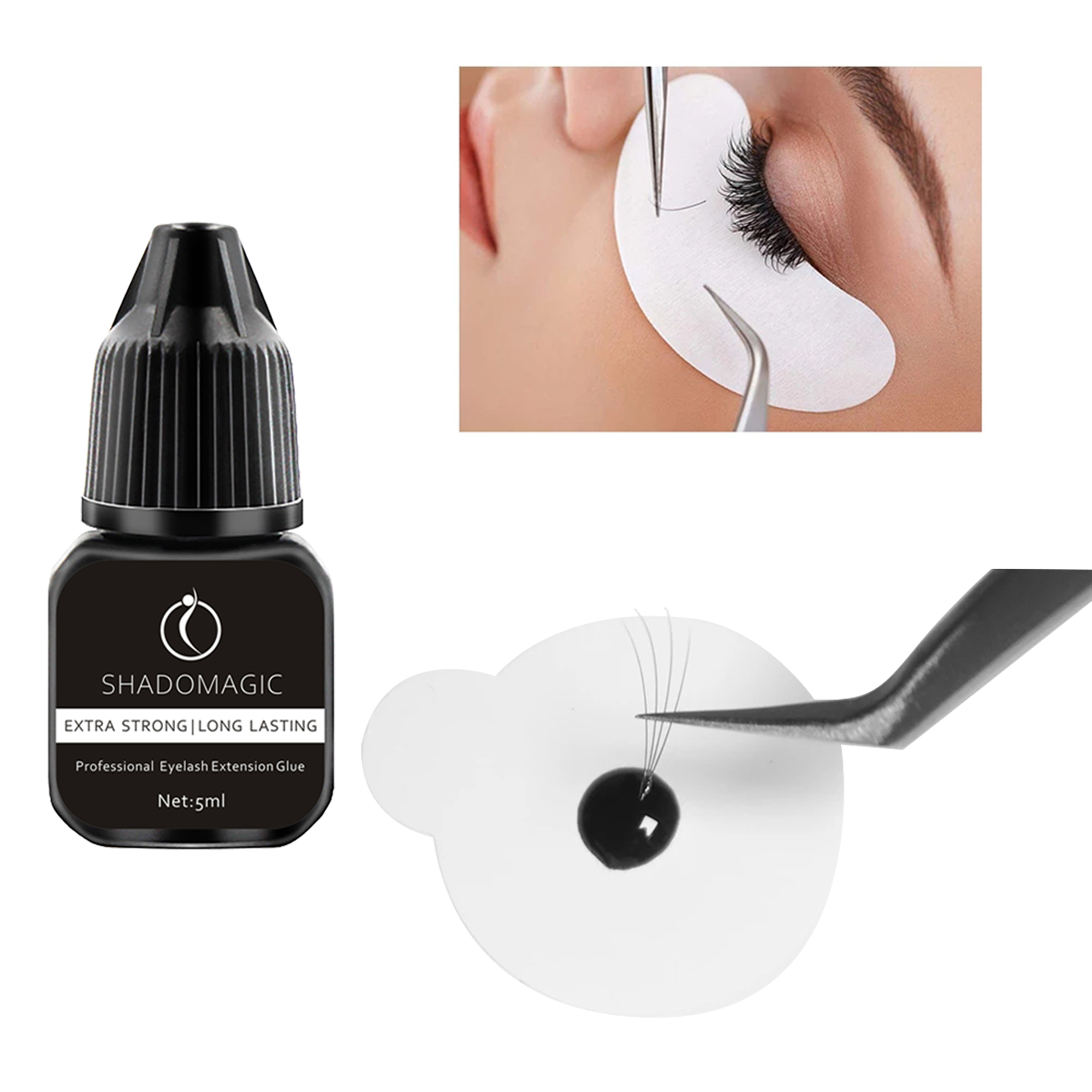 Fast drying 1-2 S professional eyelash extension glue