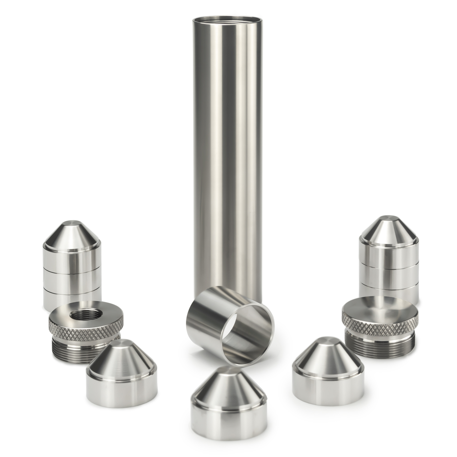 Titanium solvent trap | 1/2x28 or 5/8x24 thread | CNC cups