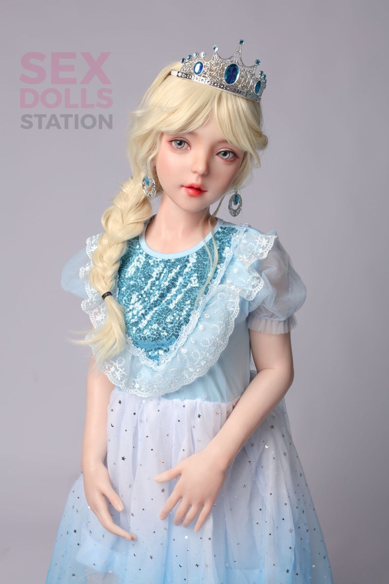 Alice- Realistic Asian TPE Silicone Head Sex Small Doll-SexDolls Station