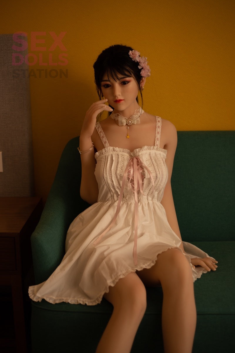 Maimi-150CM Beautiful Asian Girl TPE Silicone Head Sex Doll-SexDolls Station