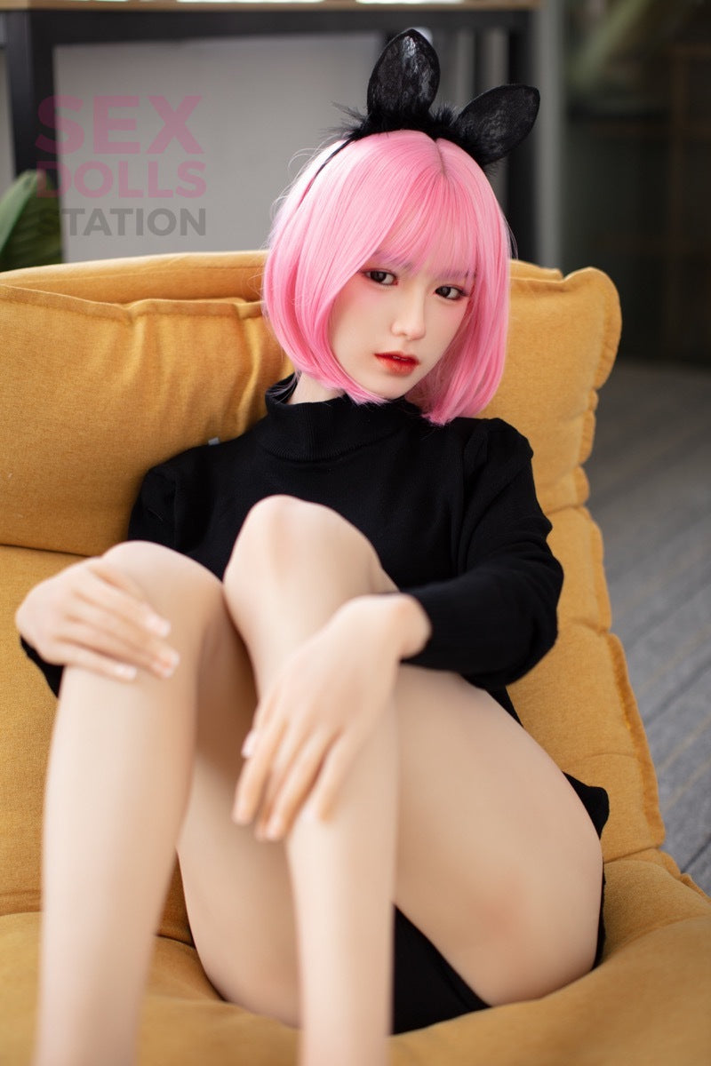 Fumiko-150CM Realistic Beautiful Asian Girl TPE Silicone Head Sex Doll In Stock Sexdolls Station