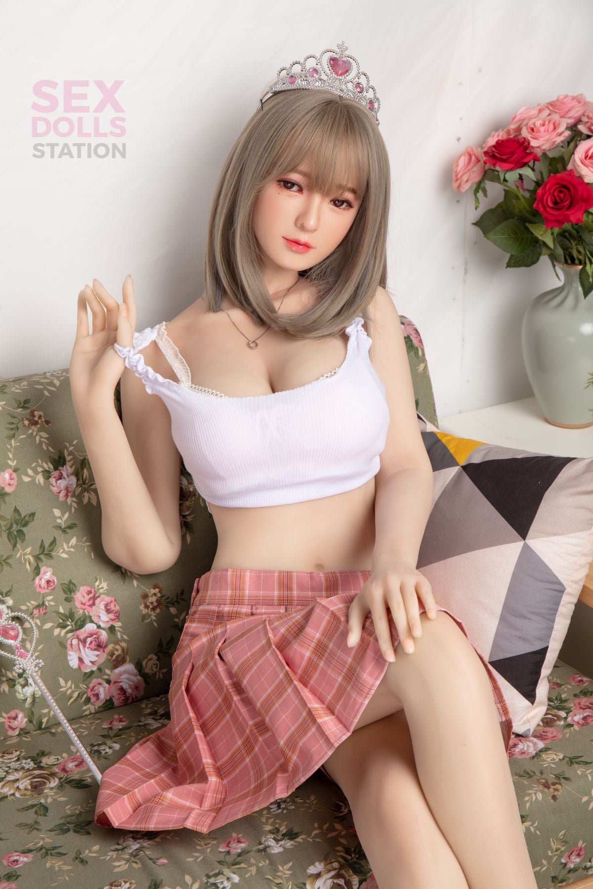 Meng-Beautiful Asian TPE Silicone Head Sex Doll-SexDolls Station