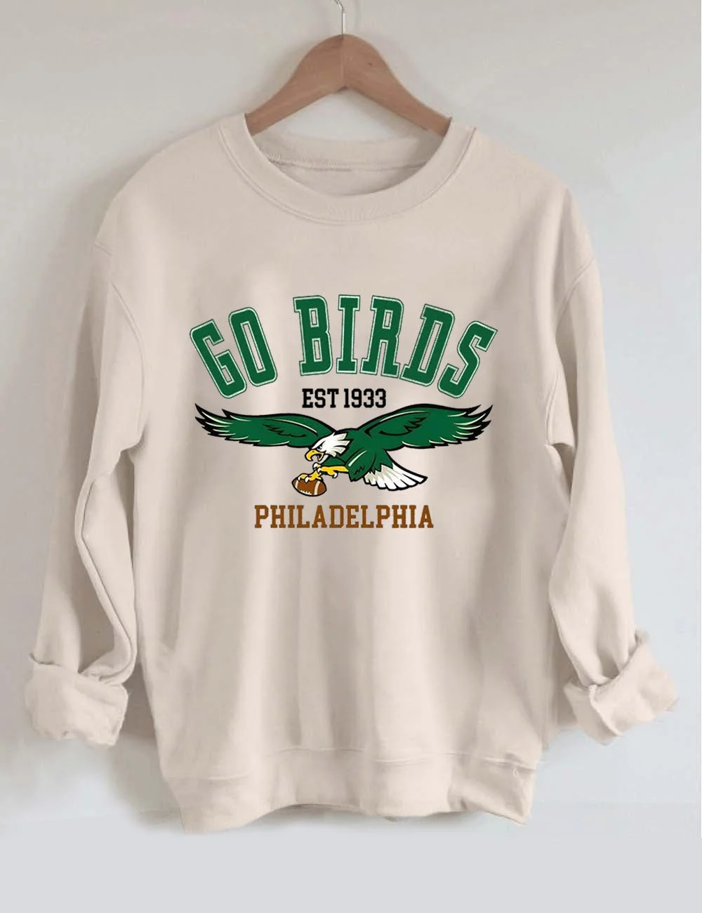 Go Birds Philadelphia Crewneck Sweatshirt Philadelphia Eagles Go