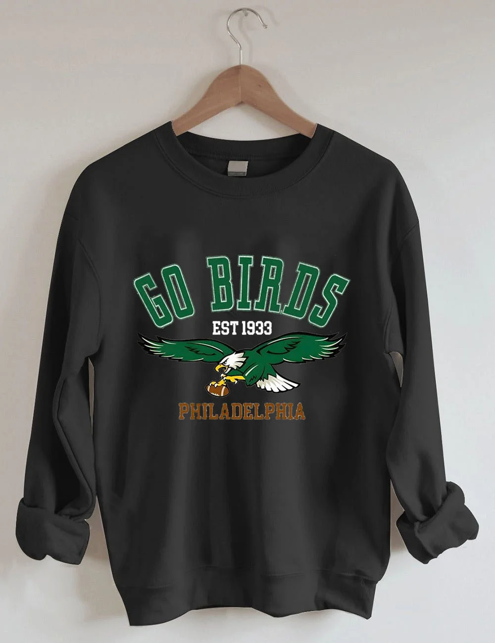Go Birds Philadelphia Eagle Football Sweatshirt