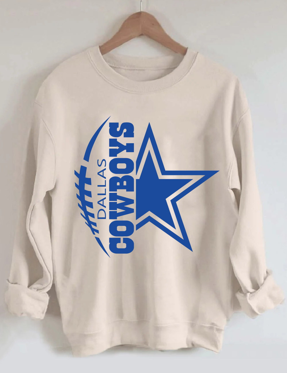 Cowboy Star Football Sweatshirt