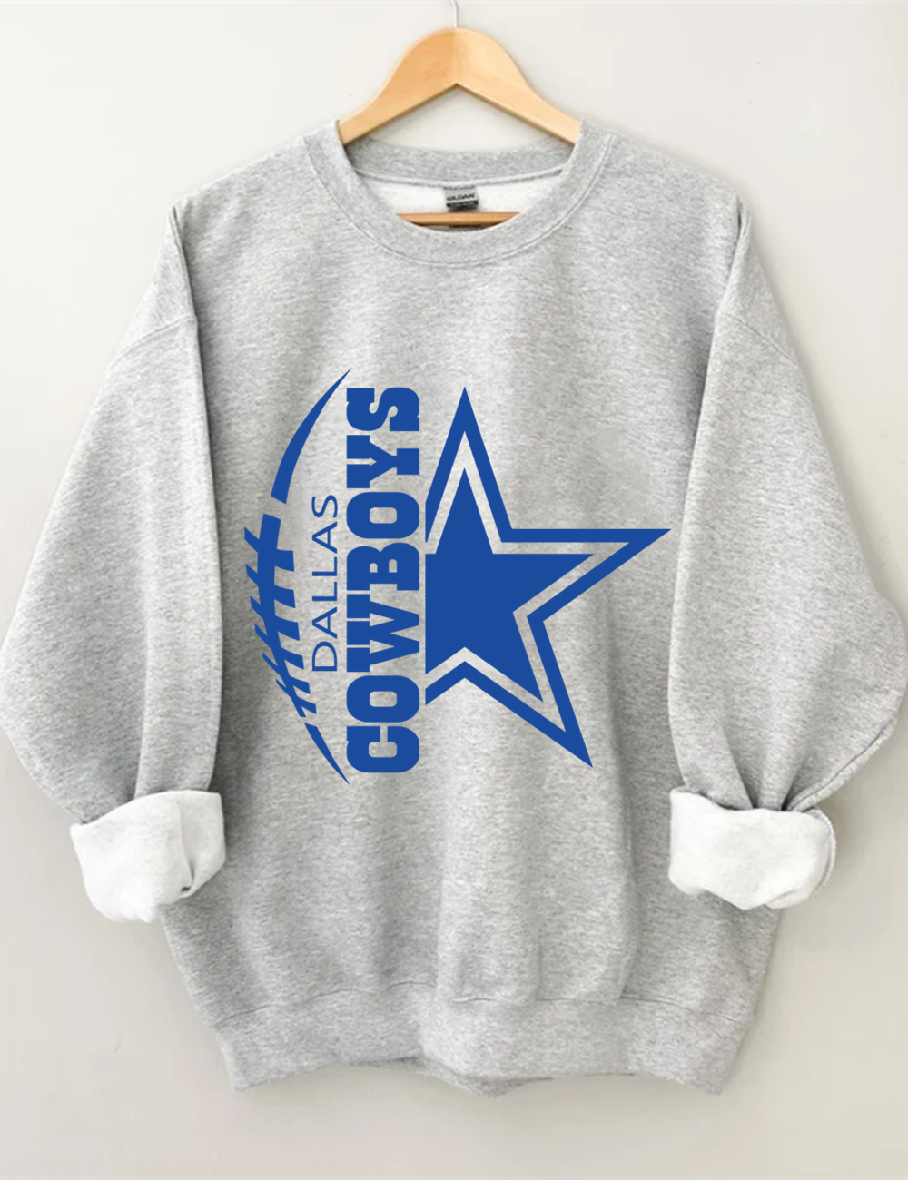 Cowboy Star Football Sweatshirt