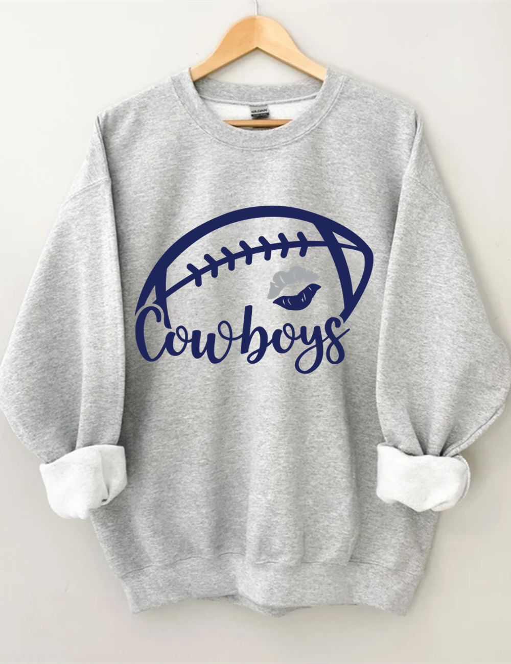 Kiss Dallas Cowboys Football Sweatshirt