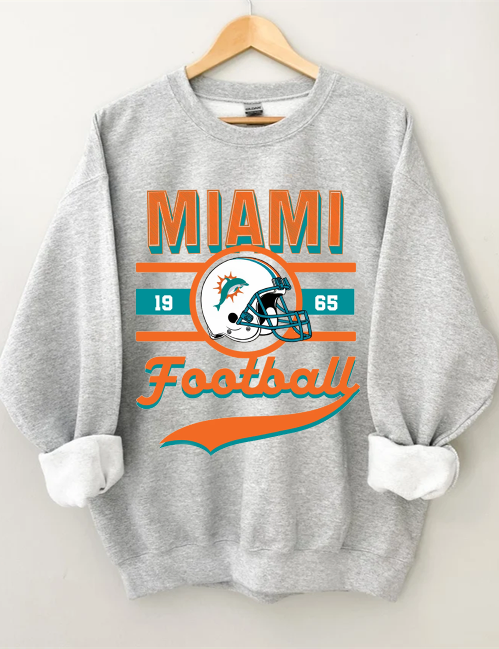 Miami Dolphins Football Sweatshirt