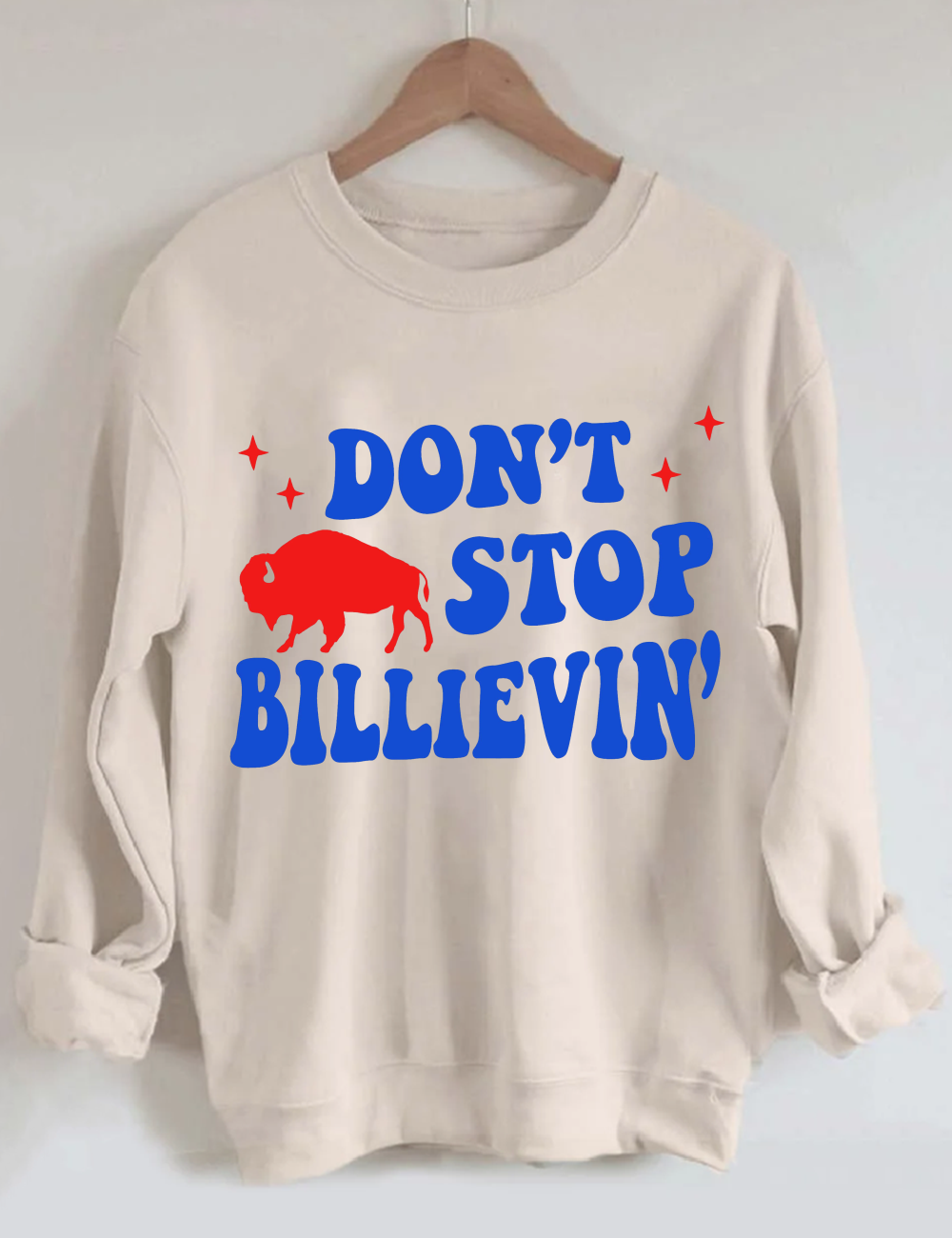 Bills Heart Football Sweatshirt