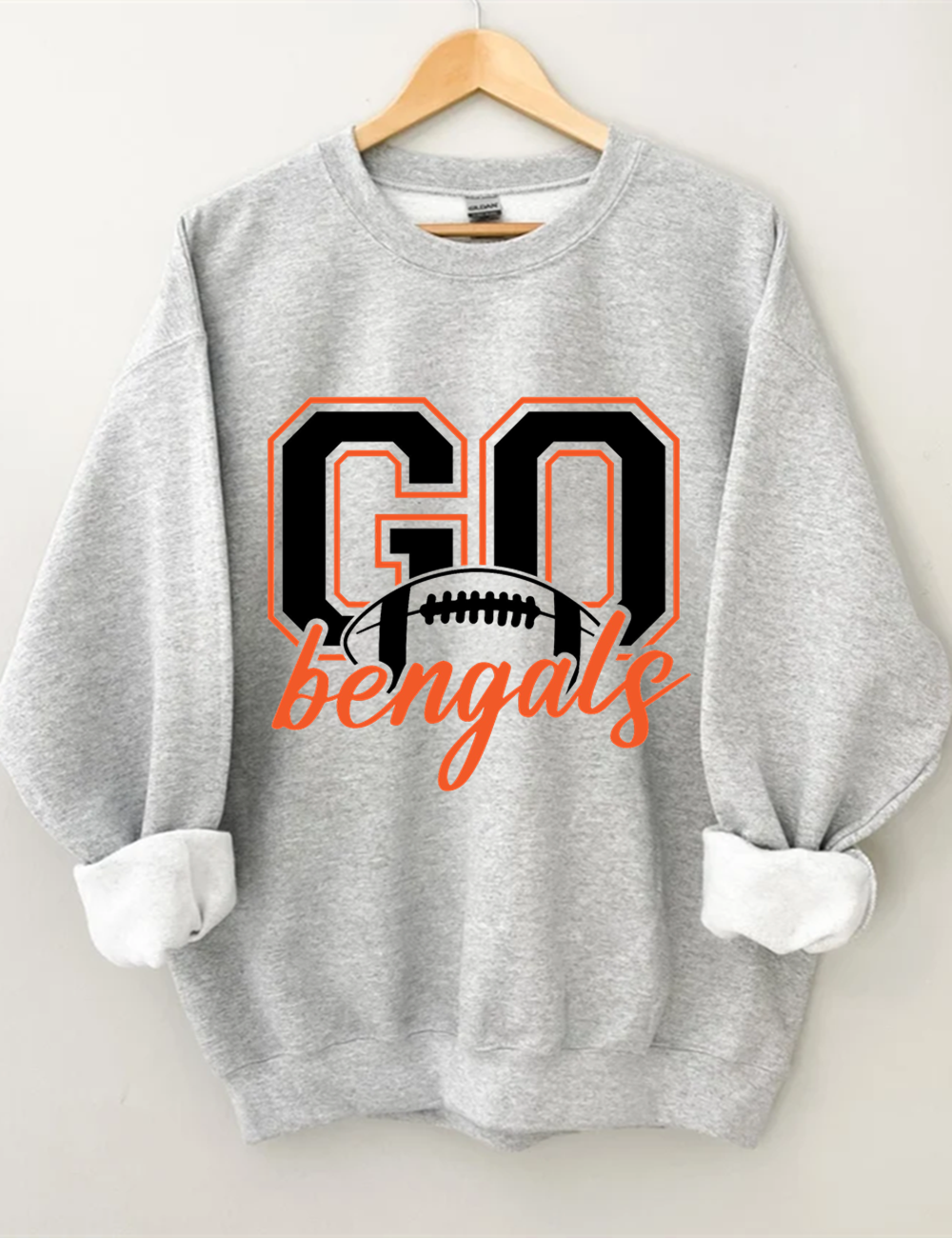 Go Bengals Football Sweatshirt