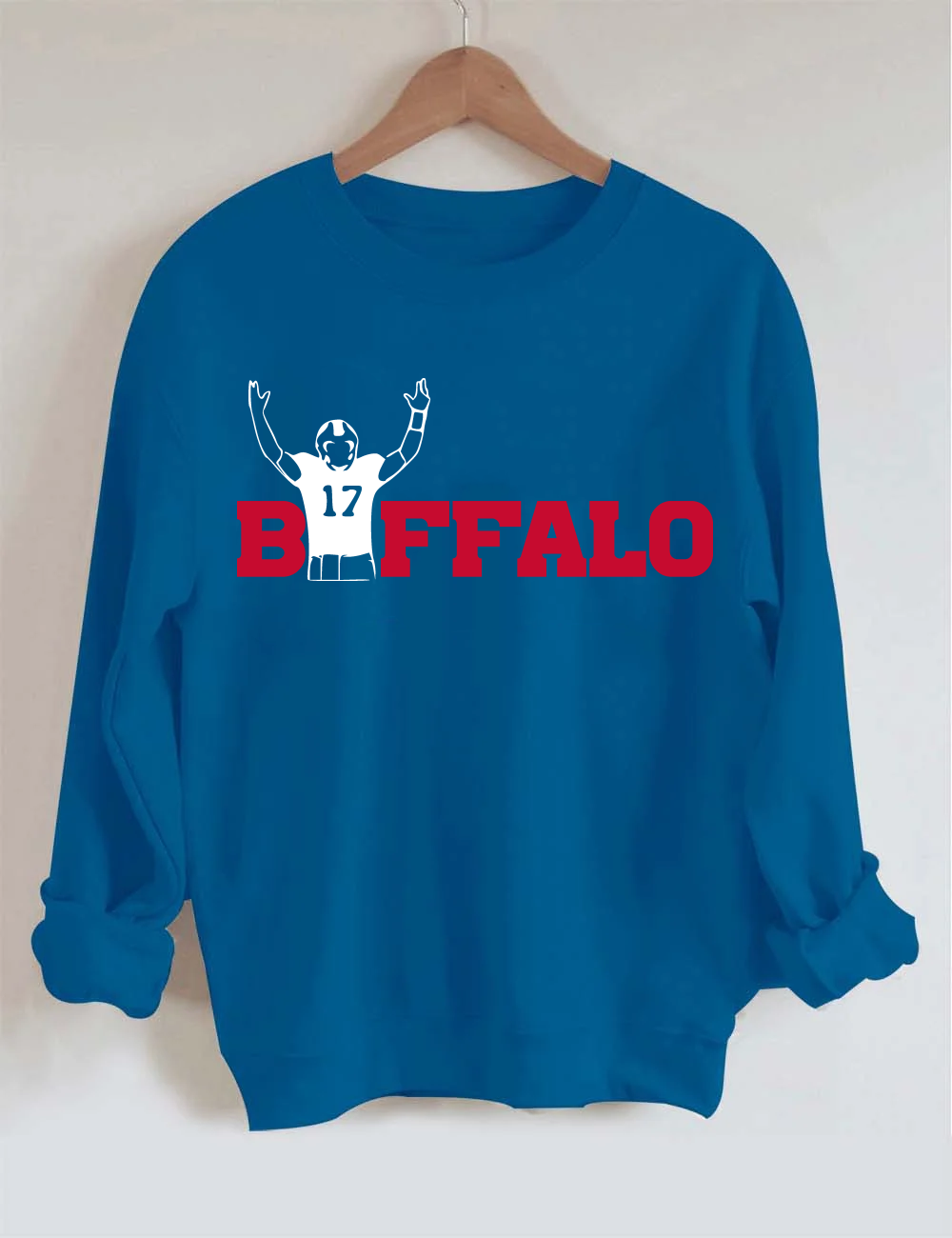Buffalo Bills 17 Football Sweatshirt