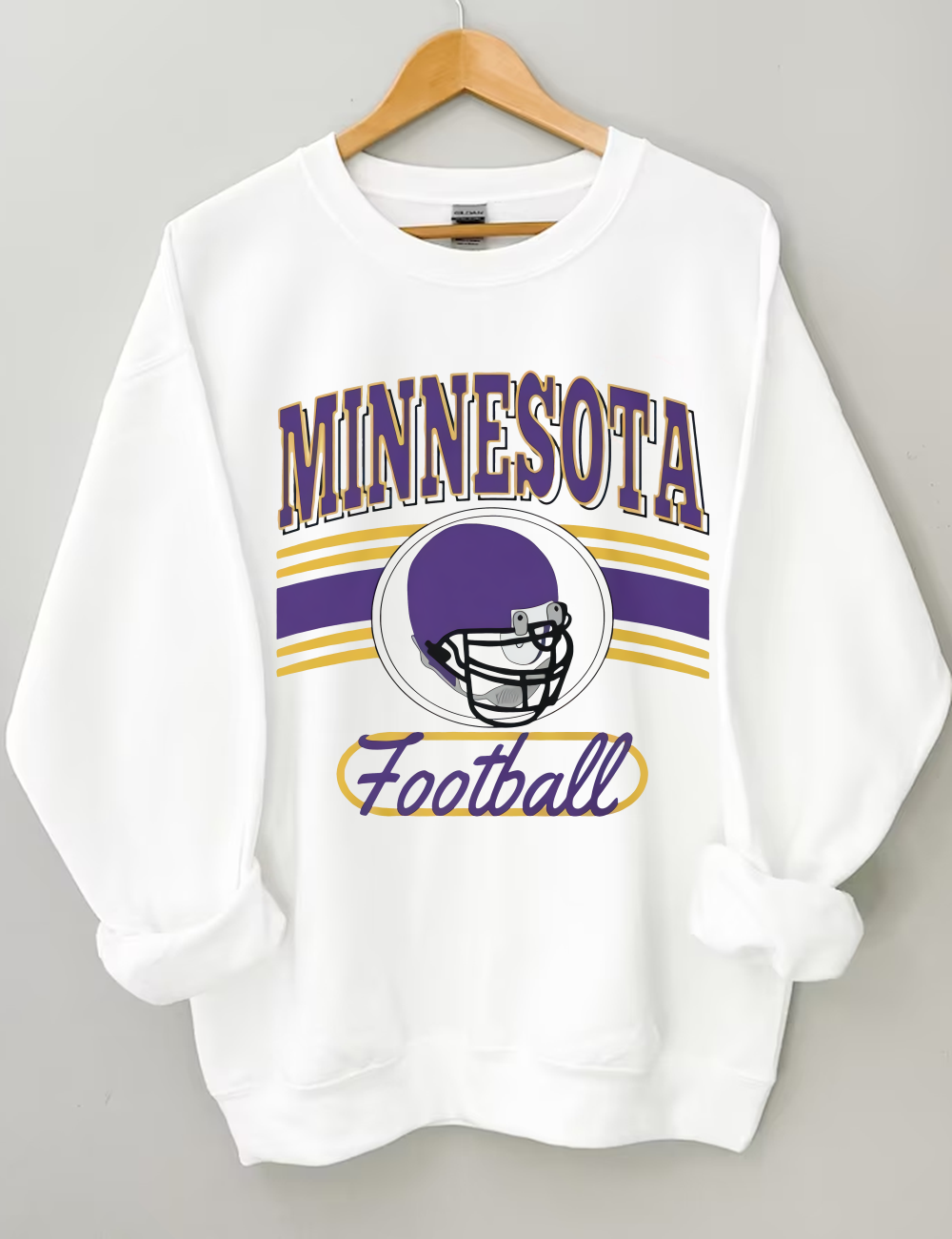 Vikings Football Crewneck Sweatshirt