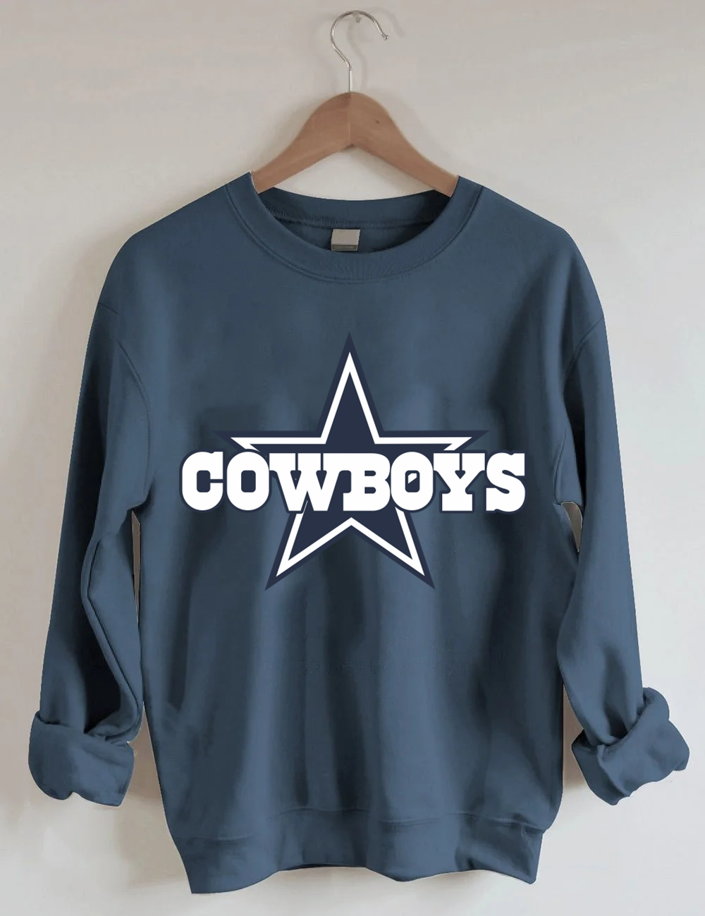 Cowboy Star Football Sweatshirt